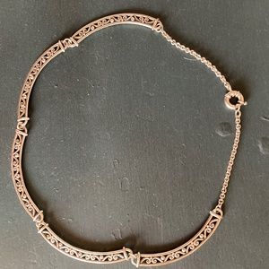 Custom made sterling link necklace